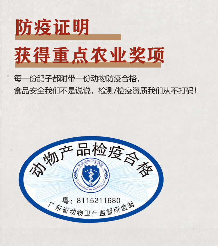 山野色 散养足龄乳鸽 350g*3只 现杀现发 图5