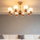 Authentic Moonlight Pendant Light for Living Room, French Vintage Magic Bean Living Room Lamp, High-End Bedroom and Dining Room Lighting