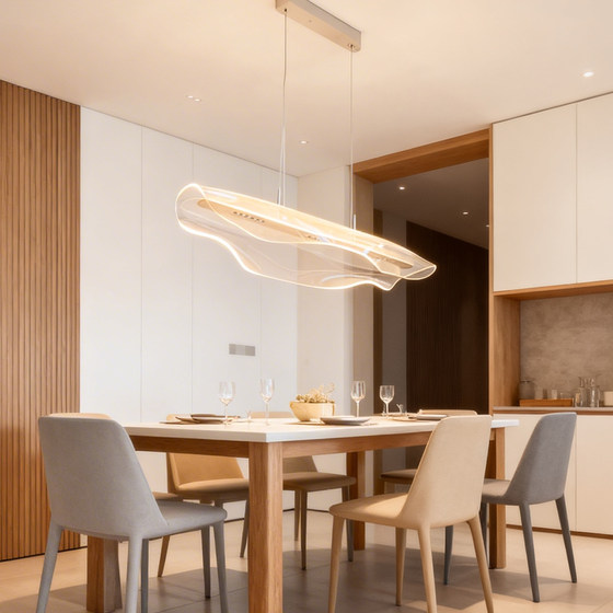 Modern Led Atmospheric Ceiling Light for Living Room, Same Model as in Physical Stores, Round Shape, New Fashion Trend Bedroom Lighting, Xinghai