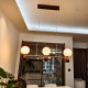 Authentic Moonlight Pendant Light for Living Room, French Vintage Magic Bean Living Room Lamp, High-End Bedroom and Dining Room Lighting