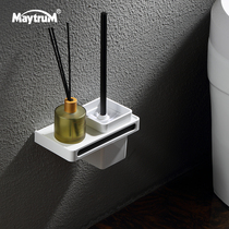Household toilet brush set shelf creative toilet wash toilet brush new long handle no dead corner cleaning brush