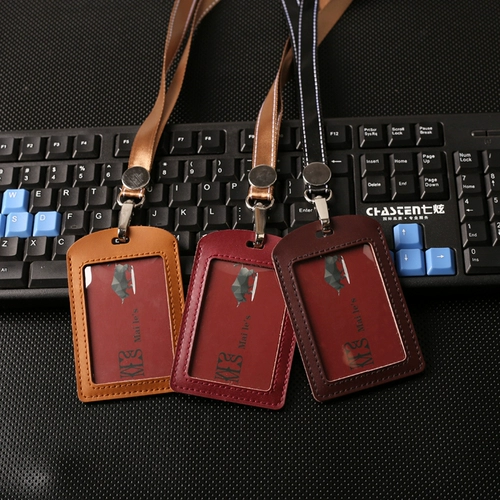 Рабочий картхолдер, высококлассный чехол для проездного, прозрачный защитный чехол, бейджик