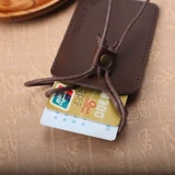 Картхолдер, мультяшный универсальный защитный чехол для карты, из натуральной кожи, банковская карта