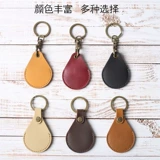 Маленький круглый универсальный картхолдер, из натуральной кожи