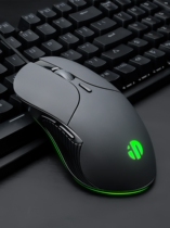 Rotech Thunder Snake Ingfik PB1 Mute Silent Wire Mouse Usb Optoelectronics Home Internet Café Office General Game