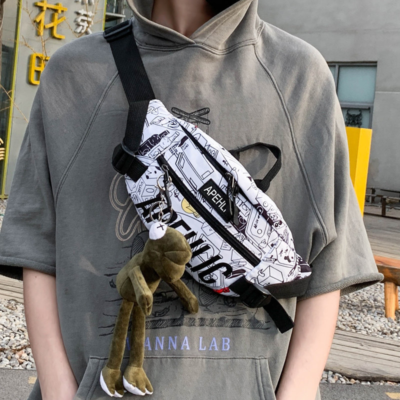 Chest Bag Men's Bag Boomer Sports Students Single Shoulder Bag Casual Day Family Purse Teenagers Cross-Pack Slanted Satchel Bag