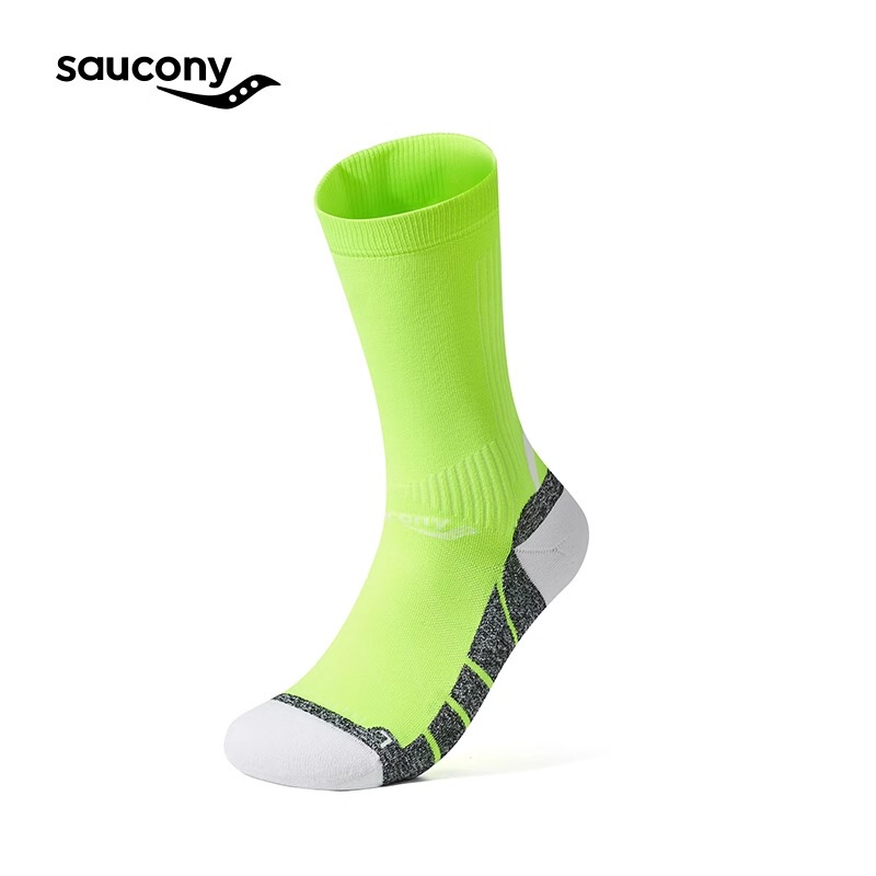 Saucony Saucony Running Socks Genuine Men's and Women's Mid-Length Professional Marathon Breathable Sports Socks