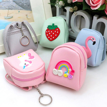 New Creative Trend Cartoon Cute Pu Leather Delicate Key Bag Card Bag Boy Girl Children Mini Little Purse