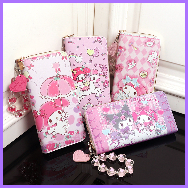 メロディーかわいい漫画子供用小銭入れホットセール多目的ファッションソフト表面女の子大好き手持ち財布