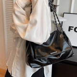 Вместительная и большая сумка через плечо, летняя универсальная сумка на одно плечо, цепь