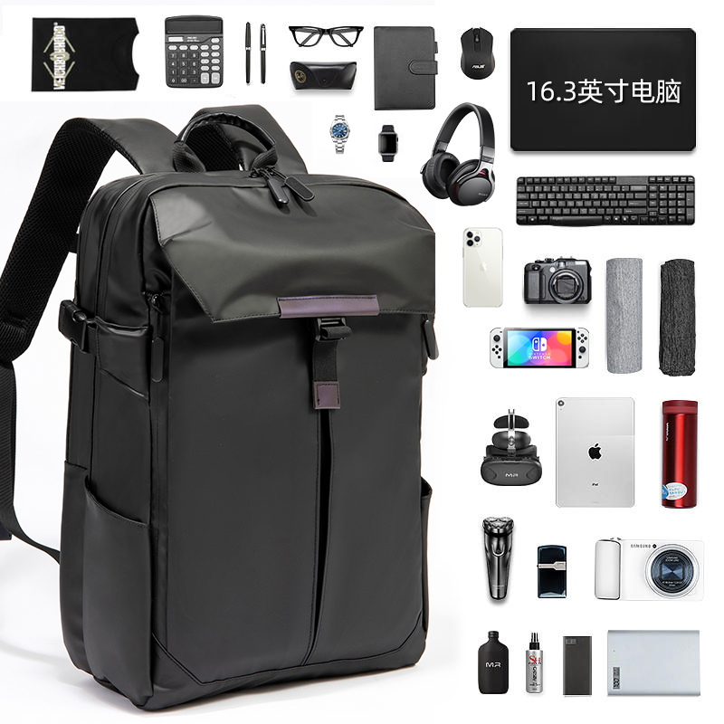 Notebook Double Shoulder Bag Men Backpack Multifunction Large Capacity Computer School Bag College Student 16 3 Inch Business-Taobao