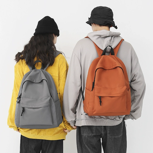 Вместительный и большой школьный рюкзак, сумка, для средней школы, простой и элегантный дизайн, подходит для студента