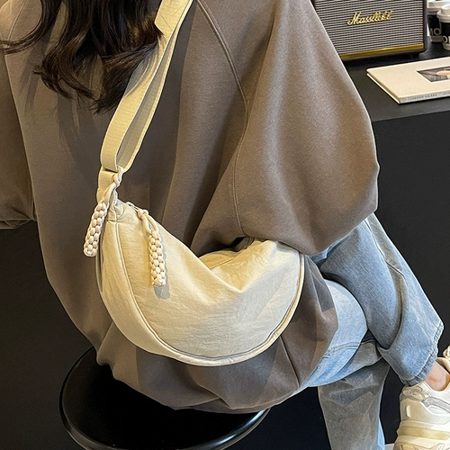 Маленькая спортивная универсальная сумка через плечо, белая небольшая сумка, изысканный стиль