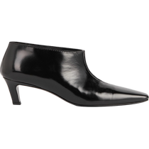 (Christmas gift) TOTEME womens shoes glossy matte leather stiletto wide boots