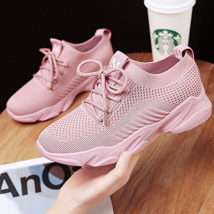 【小红书推荐】女ins百搭飞织网面运动鞋