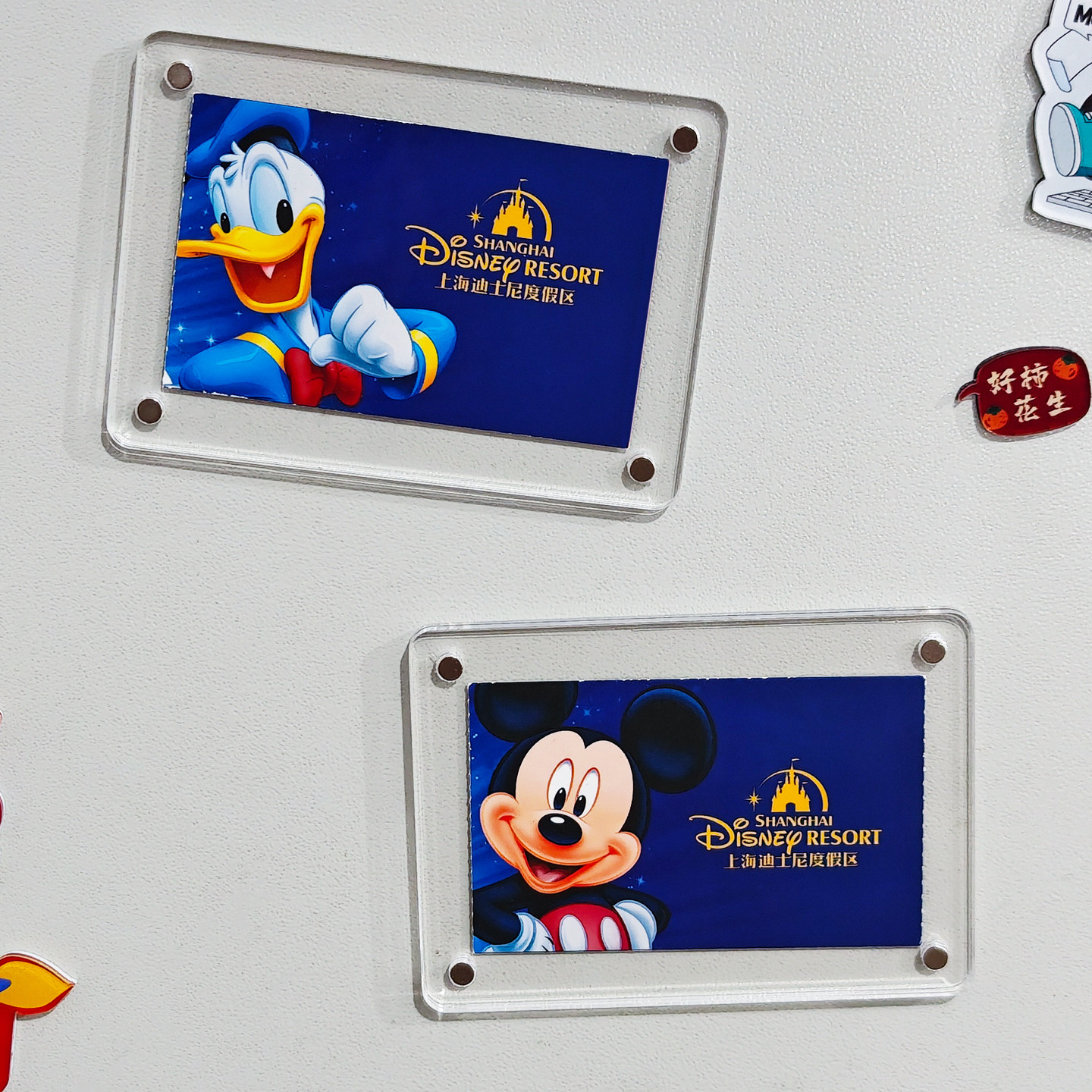 Наклейки на холодильник Disney diy personality креативная памятная маленькая подставка для карт магнитная фоторамка 3-дюймовая рамка для отображения фотографий
