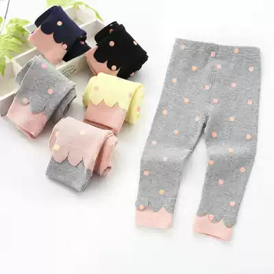 Girls and girls Baby pants spring and autumn children Girls baby Autumn wear pants foreign pie 0-1-3 years old 2 season