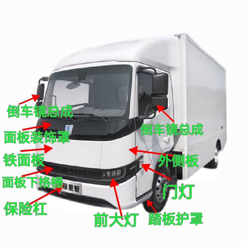 Suitable for Geely Remote Star H8E H7E Bumper Headlight Corner Panel Rearview Mirror Door Light Original Parts