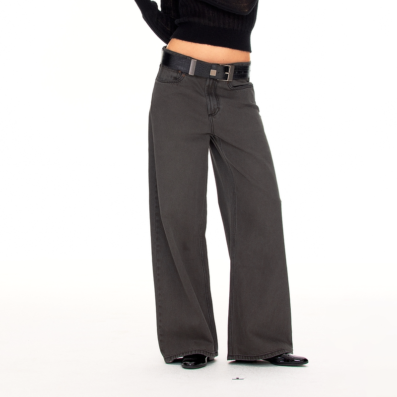 Fax Copy Express* Vintage Washed Brown-Black Gardener Jeans Fax Copy Express* Vintage Washed Brown-Black Gardener Jeans