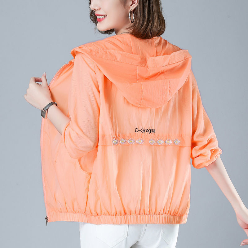 Sun Protection Clothing for Women 2023 Summer New Mother's Clothing Middle-Aged and Elderly Sun Protection Clothing Outdoor Style Long-Sleeved Thin Outwear