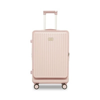 Корень лотоса розовый - гигантский глубокий ящик для хранения с откидной крышкой - двухслойная взрывозащищенная молния - японское колесо светлого цвета с двумя подшипниками