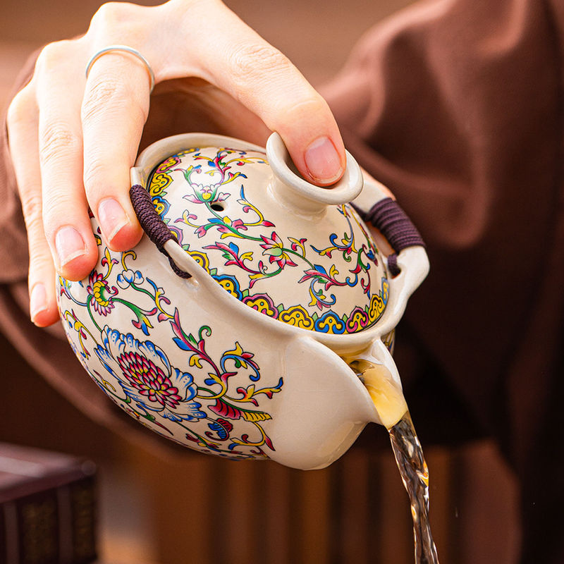 Ruyao Handcrafted Teacup with Lid, Single High-End Household Use, 2026 New Model, Non-Hot to the Touch, Tea Bowl, Kung Fu Tea Set Ruyao Handcrafted Teacup with Lid, Single High-End Household Use, 2026 New Model, Non-Hot to the Touch, Tea Bowl, Kung Fu Tea Set