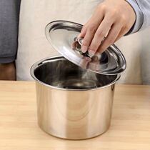 Seasoning can cover single sale stainless steel seasoning tank lid oil cover taste cup lid pot lid pot cover stew cup cover seasoning cylinder head