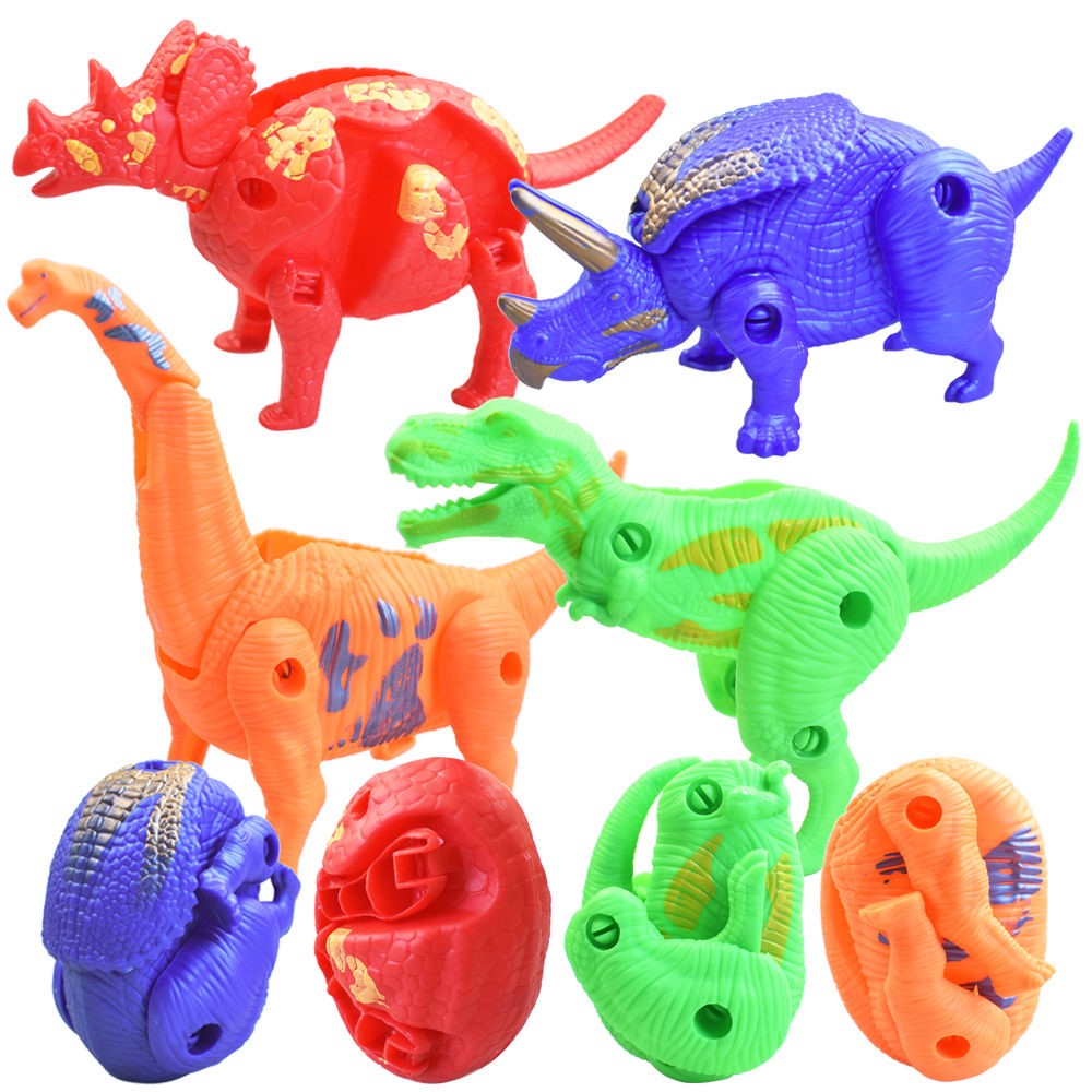Hatch egg toy deformed dinosaur children's creative fun kit for tyranny simulation animal boy birthday suit