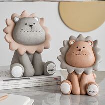 Good-looking and high-end room layout ins wind ornaments can enter and exit adult piggy bank cute girl heart