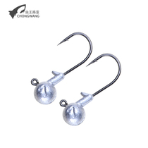 Worm king Luya strengthen lead head hook Blood trough hook Luya bait Soft worm soft bait hook perch alice mouth Mandarin fish Sea bass t-tail