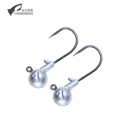 Worm king Luya strengthen lead head hook Blood trough hook Luya bait Soft worm soft bait hook perch alice mouth Mandarin fish Sea bass t-tail