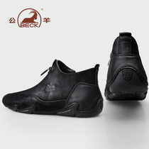 Ram Martin Boots Man High Gang 2022 Summer New Mens Shoes Genuine Leather 100 Hitch Short Boots For Mens Tide Shoes