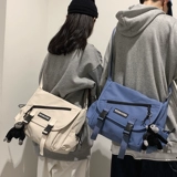 Вместительный и большой мужской шоппер, сумка на одно плечо, подходит для студента