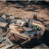 Дорожный складной стол для пикника для кемпинга, сверхлегкое снаряжение