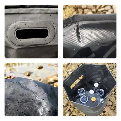 Складное портативное ведро, вместительная и большая портативная емкость для воды для кемпинга