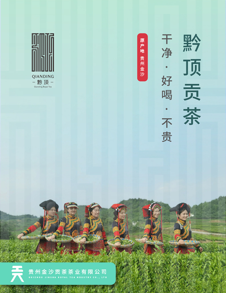 国家地理标志产品，80gx3袋 金沙贡茶 黔顶 2022年明前新茶二级绿茶 17.8元包邮 值值值-买手聚集的地方