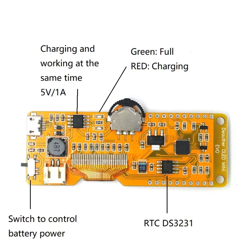 [DSTIKE Deauther MiNi EVO (4MB ESP-07+1.3OLED+RTC DS3231) ESP]