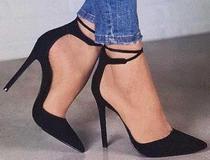 plus size 40-41-42-43 women pointed shoes Ladies high heels