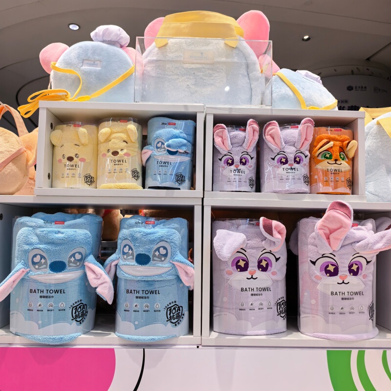 Miniso Disney Super Cute Coral Fleece Bath Towel Winnie Stitch Nick Judy Miniso Miniso Disney Super Cute Coral Fleece Bath Towel Winnie Stitch Nick Judy Miniso