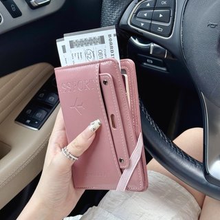 【旅行搭子】护照夹钱包一体证件卡收纳包旅行机票夹多功能防盗刷