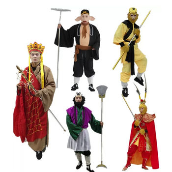 Journey to the west master and disciple four-person performance costumes