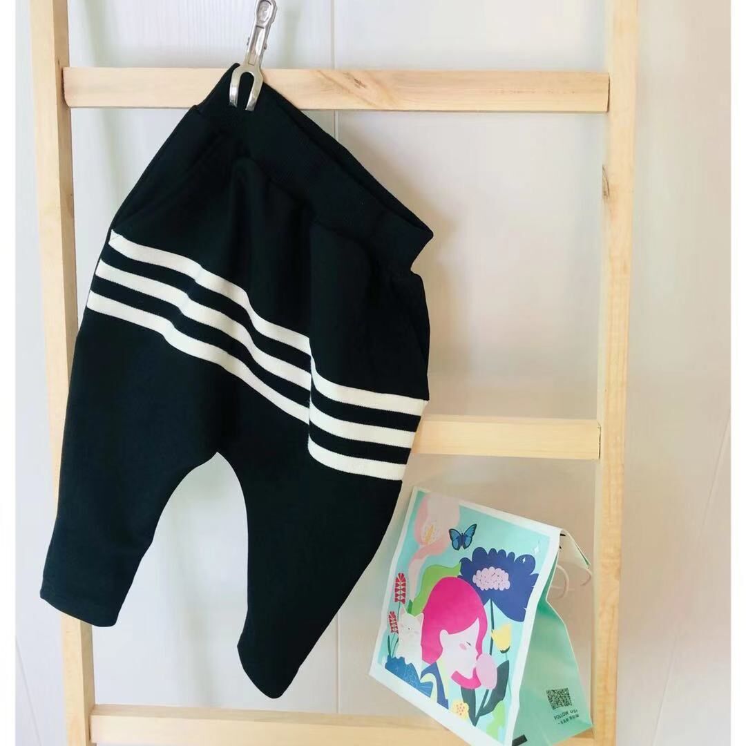 Baby big pp pants autumn children's spring and autumn new Harem pants boys big crotch pants foreign style trousers children's pants all-match