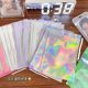 Laser colorful self-sealing bag colored plastic bag DIY transparent storage bag sealing bag multi-function sealing bag packaging