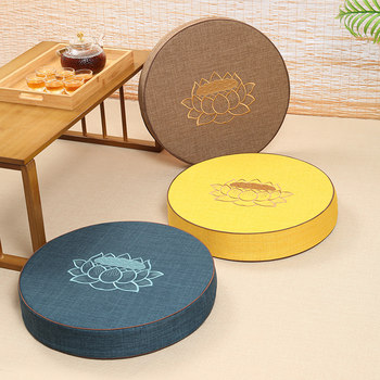 Futon cushion, household floor cushion, balcony cushion, meditation meditation cushion, worshiping buddha zen cushion, thickened bay window cushion