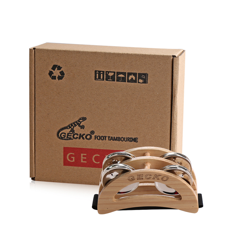 GECKO gecko box drum companion sand hammer foot bell soundboard cajon hand rattle bell musical instrument accessories Kahong drum