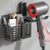 Electric hair dryer shelve bathroom toilet Put comb Hu shall knife containing wind cylinder hanging rack free of punch