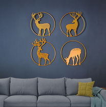 Creative living room master bedroom bedside dining room room layout table TV background wall decoration small pendant