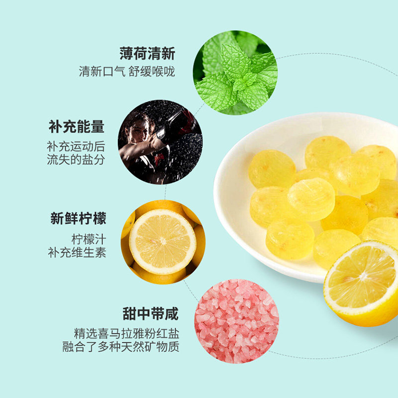 天明 喜马拉雅粉红盐 薄荷咸柠糖 30g*4盒 天猫优惠券折后￥19.9包邮（￥29.9-10）