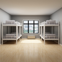  High and low bed Iron bed Bunk bed Staff bunk bed Student bed Dormitory bedroom wrought iron bed Steel frame bed Construction site bed