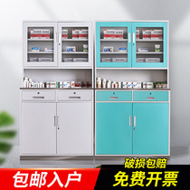  304 stainless steel western medicine cabinet Infirmary pharmacy dispensing cabinet locker with lock Clinic hospital dispensing table customization